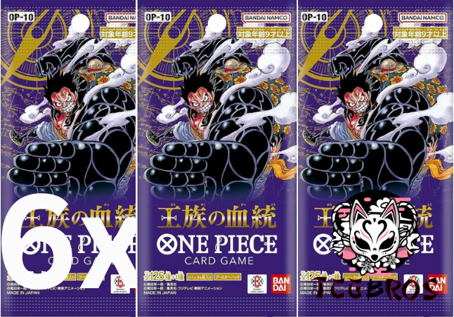 6x One Piece TCG: Royal Blood Booster OP-10 🇯🇵