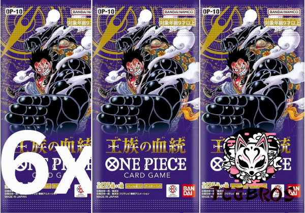 6x One Piece TCG: Royal Blood Booster OP-10 🇯🇵
