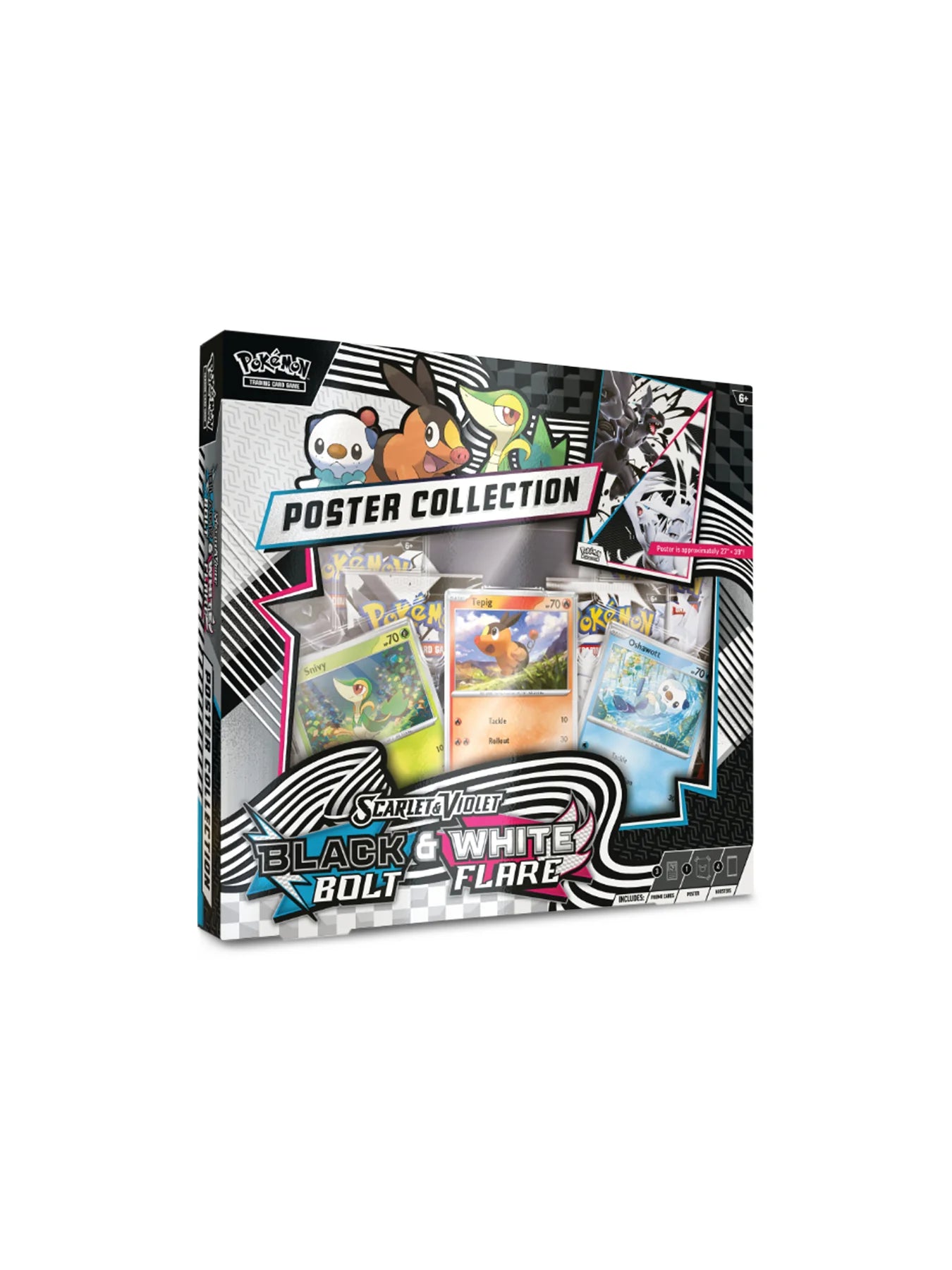 Pokémon Black Bolt & White Flare Poster Collection EN