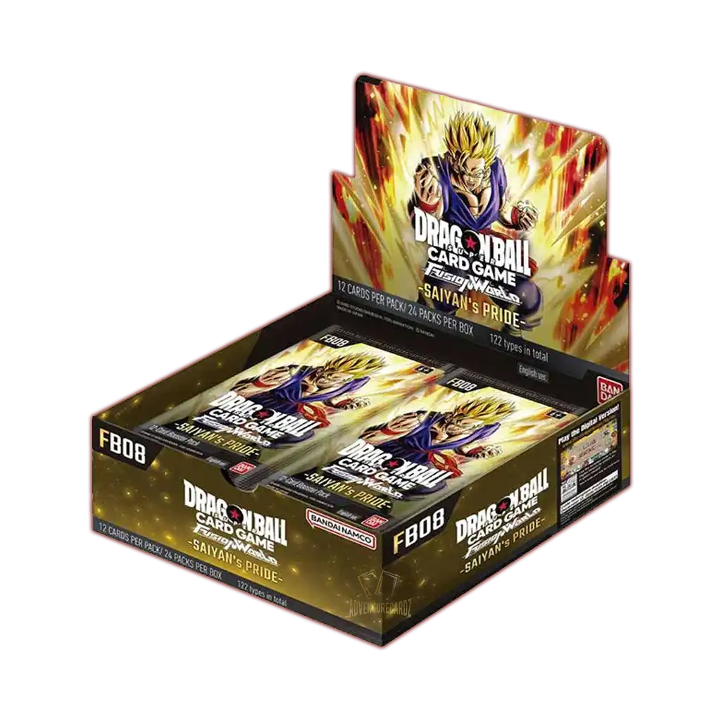 Dragon Ball SCG Fusion World FB08 Saiyan’s Pride Booster Display ENG