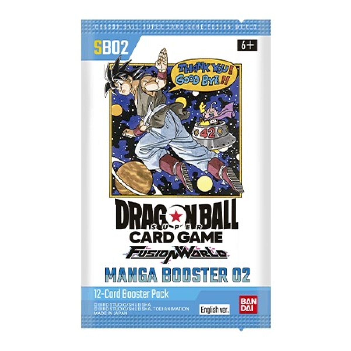 Dragon Ball Super Card Game Fusion World SB02 Manga Booster Display