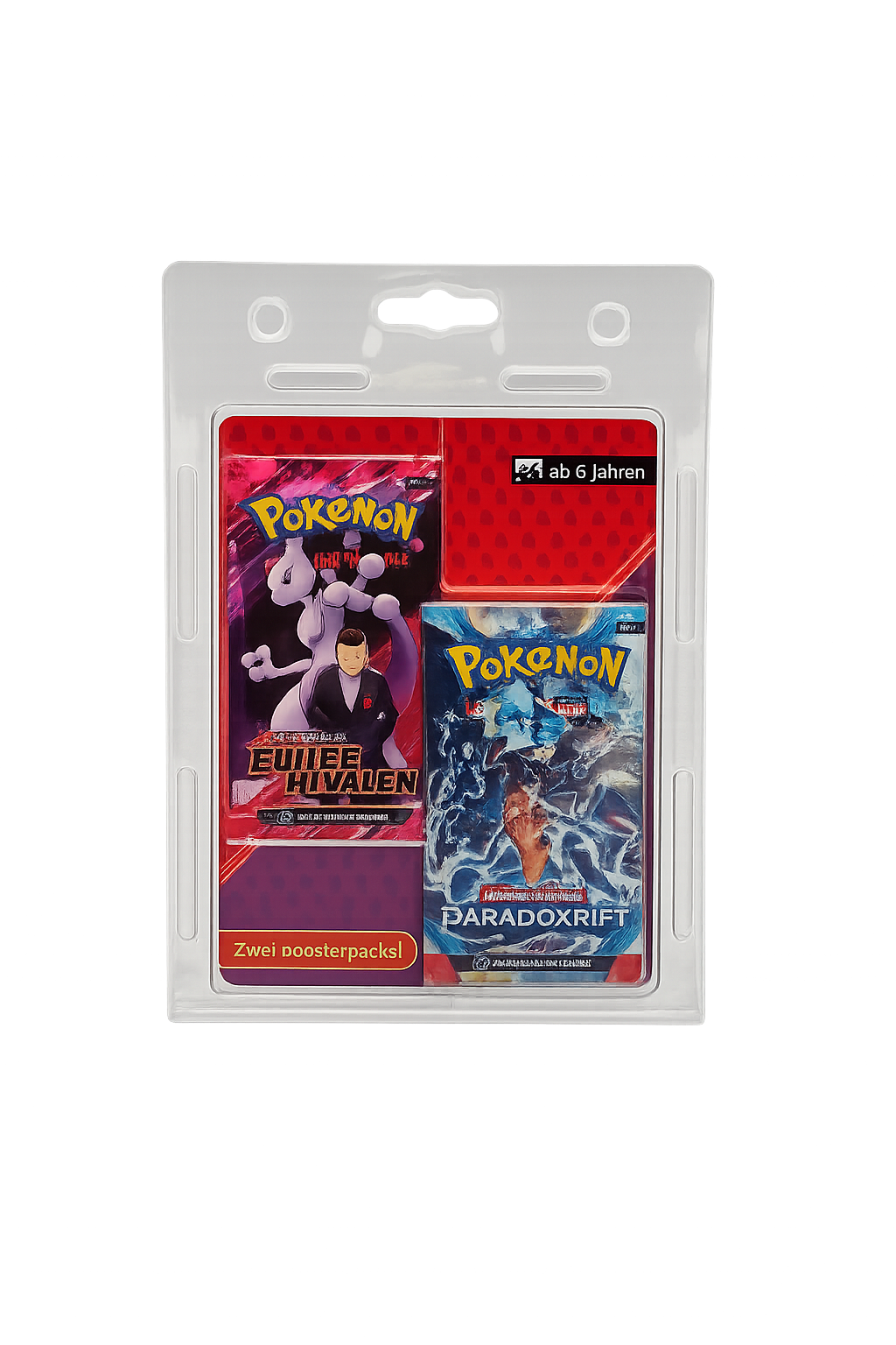 Pokémon 2-Pack Blister – Ewige Rivalen & Paradox Rift DE