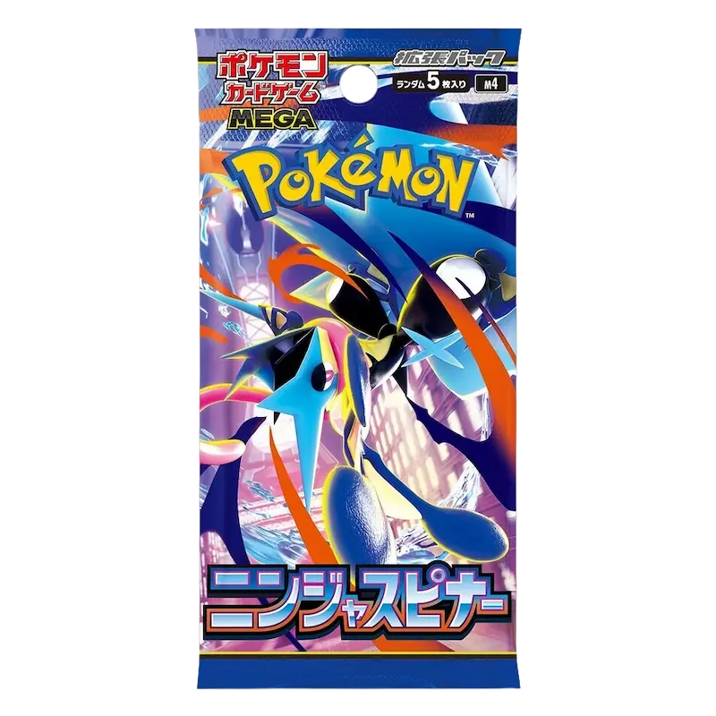 Pokémon TCG  Mega Ninja Spinner M4 no shrink Booster Display JP