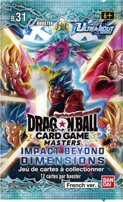 Dragon Ball SCG Masters B31 Impact Beyond Dimensions Booster Display EN
