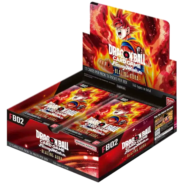 Dragon Ball SCG – Fusion World Blazing Aura FB02 – Display [EN]
