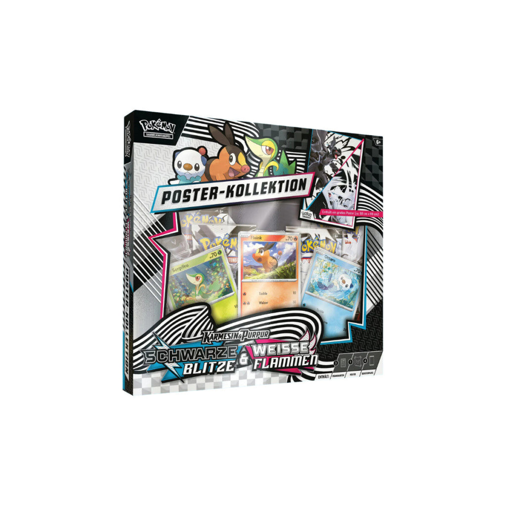 Pokémon Poster Kollektion Schwarze Blitze Weiße Flammen DE