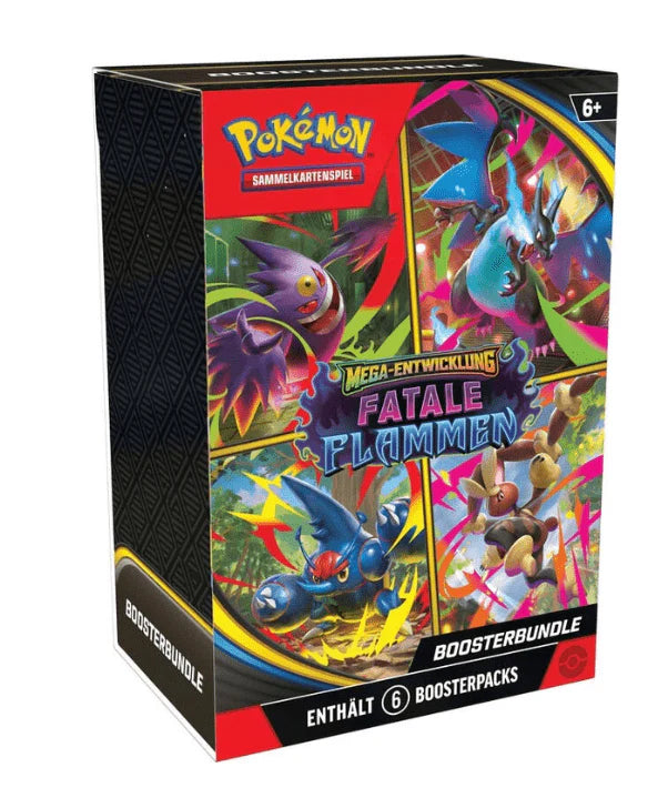Pokémon Mega Entwicklungen – Fatale Flammen Booster Bundle [DE]