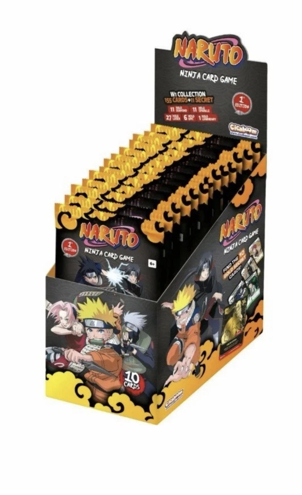 Naruto Mythos TCG Konoha Shido Booster Display 1 Edition