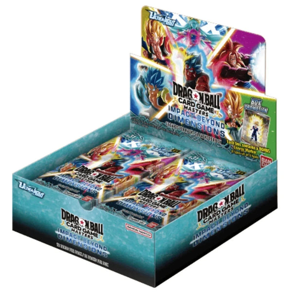 Dragon Ball SCG Masters B31 Impact Beyond Dimensions Booster Display EN