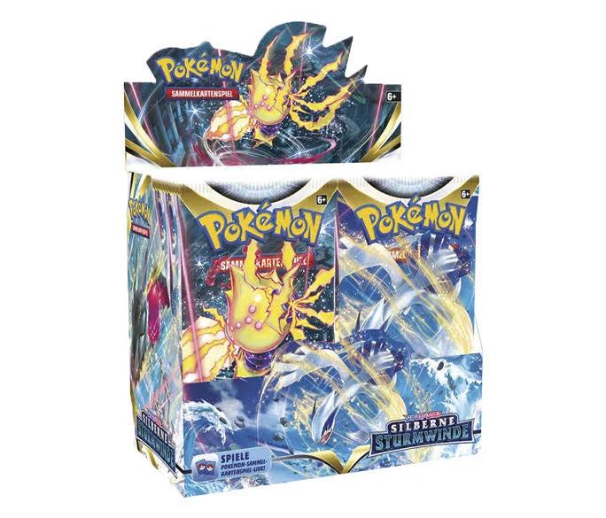 Pokémon Schwert & Schild – Silberne Sturmwinde Booster Display DE