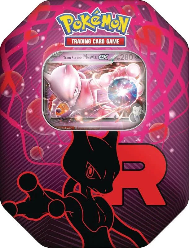 Pokémon Team Rocket’s Mewtu ex Tin-Box Deutsch