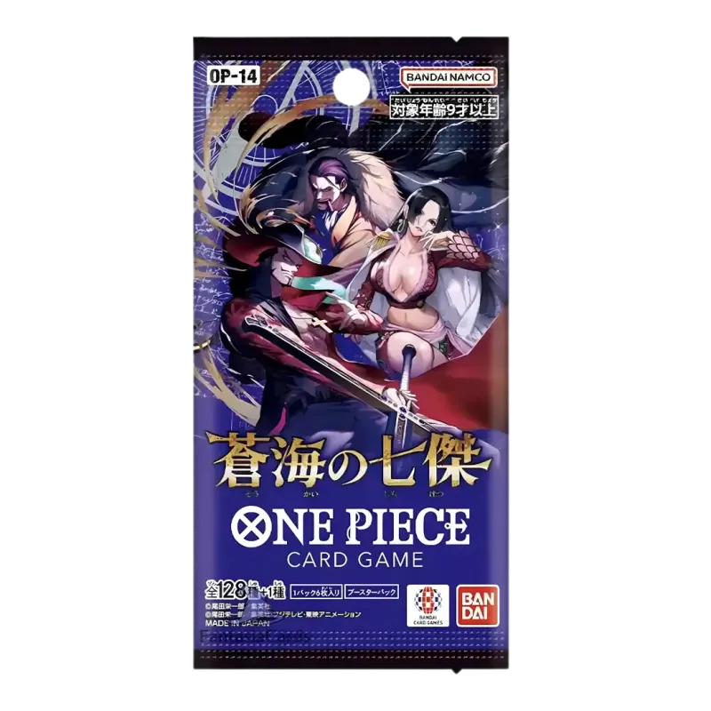 One Piece Card Game OP14 The Azure Sea’s Seven Booster Display JP