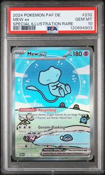 Gegradeter Slab: Mew ex, GEM MT 10